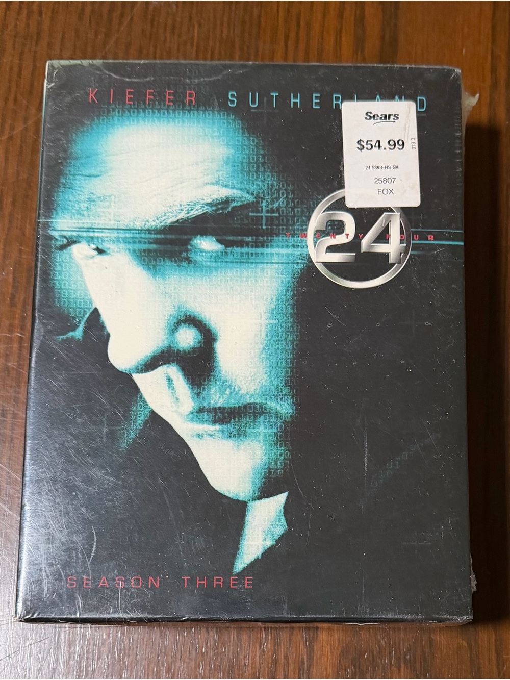 Sealed 24 Season Three DVD Box Set - Black/Teal